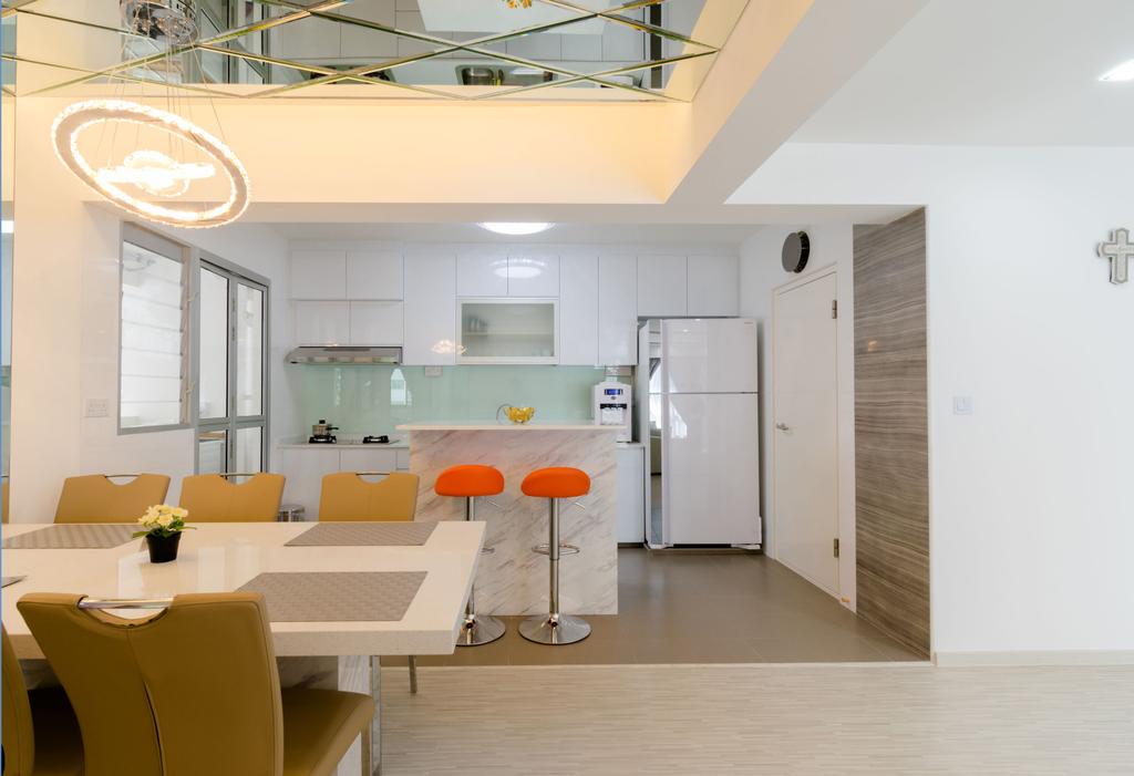 Modern, HDB, Dining Room, Boon Lay Avenue, Interior Designer, Yang's Inspiration Design