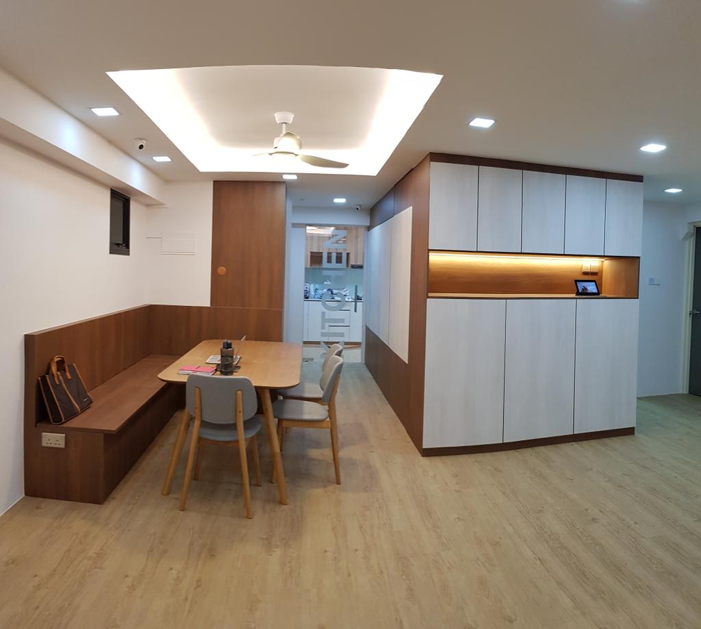 Contemporary, HDB, Dining Room, Anchorvale Lane, Interior Designer, APH Projects