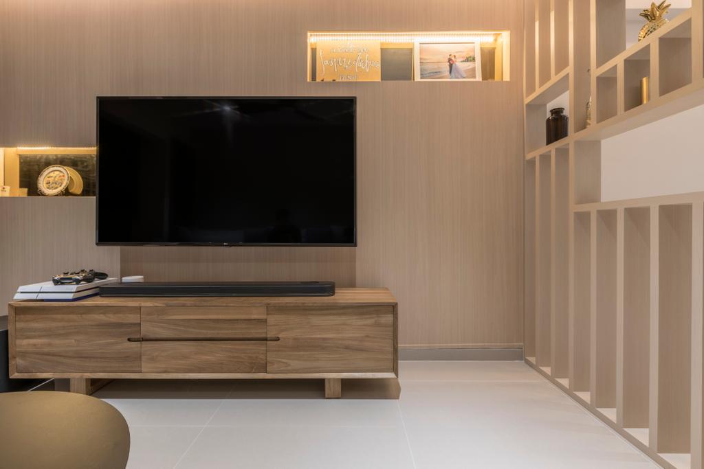 Modern, HDB, Living Room, Jurong West (Block 605), Interior Designer, Earth Interior Design Pte Ltd