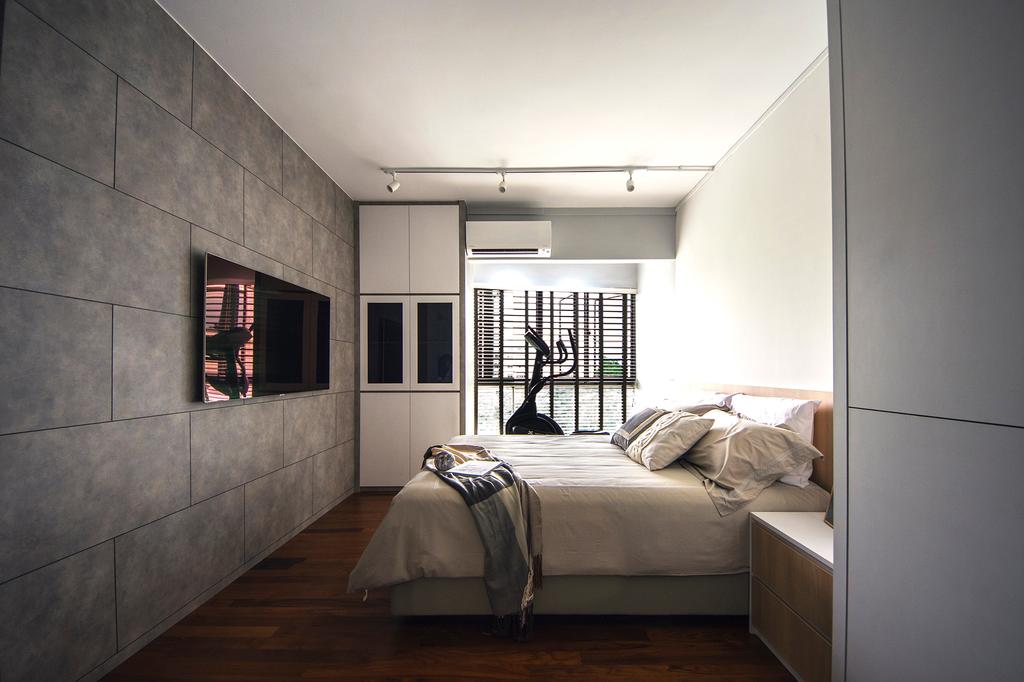 Scandinavian, HDB, Bedroom, Bukit Batok, Interior Designer, DISTINCTidENTITY, Minimalist