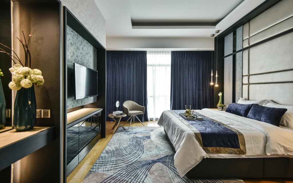 Contemporary, Condo, Bedroom, Ritz Carlton Residence, Kuala Lumpur, Interior Designer, Blaine Robert Design, Modern