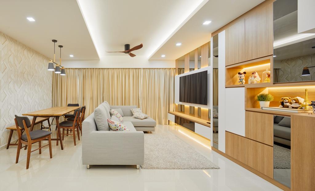 Scandinavian, HDB, Living Room, Sumang Walk (Block 322A), Interior Designer, Absolook Interior Design