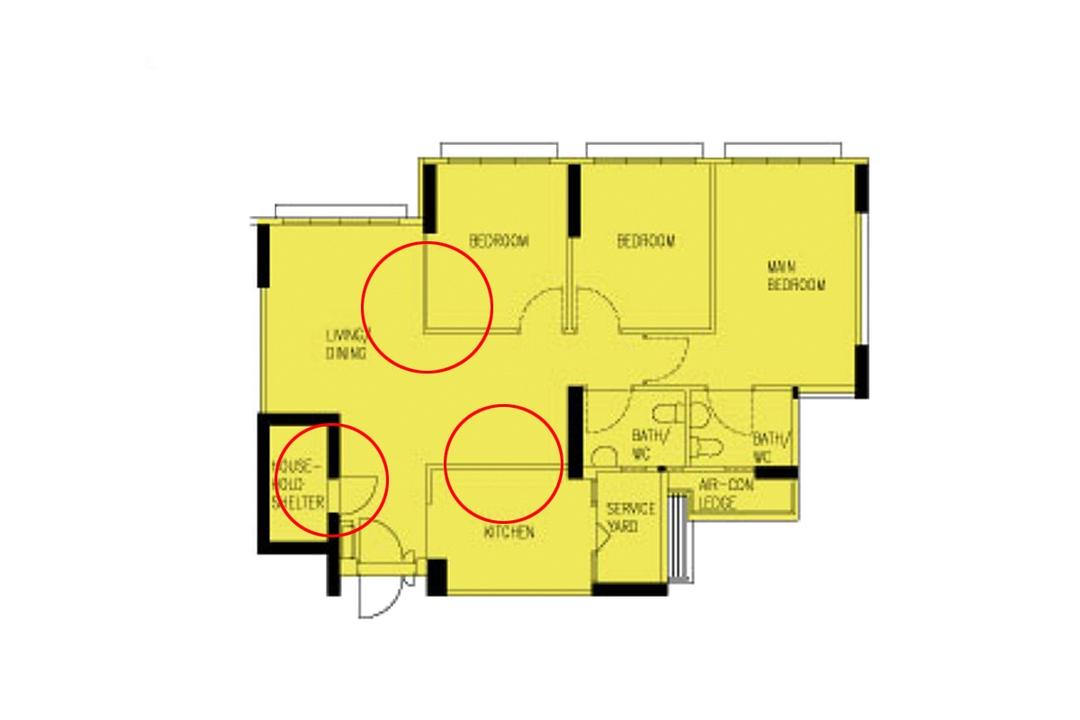 layouts for 4-room hdb