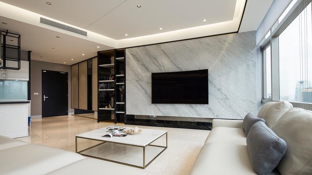 Modern, Condo, Living Room, Banyan Tree Signatures, Kuala Lumpur, Interior Designer, Box Design Studio Sdn Bhd