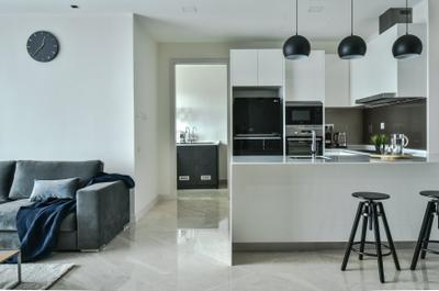 The Greens, TTDI, IQI Concept Interior Design & Renovation, Modern, Kitchen, Condo, Hallway, Corridor