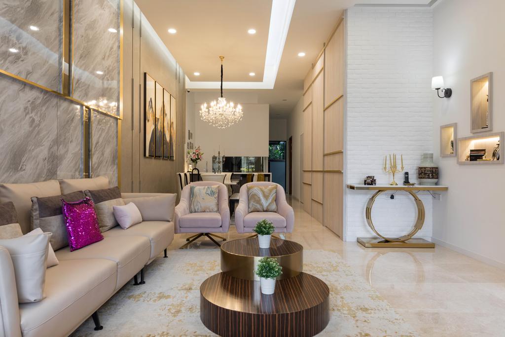 Contemporary, Landed, Living Room, Eng Kong Terrace, Interior Designer, Hygge Design