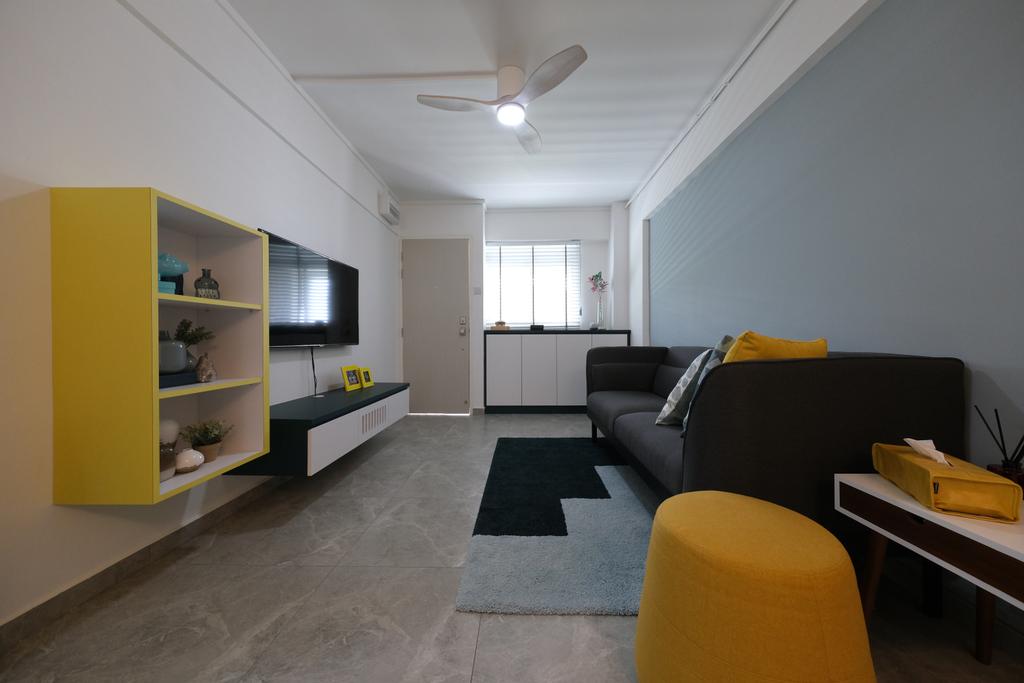 Contemporary, HDB, Living Room, Chai Chee Street, Interior Designer, Starry Homestead