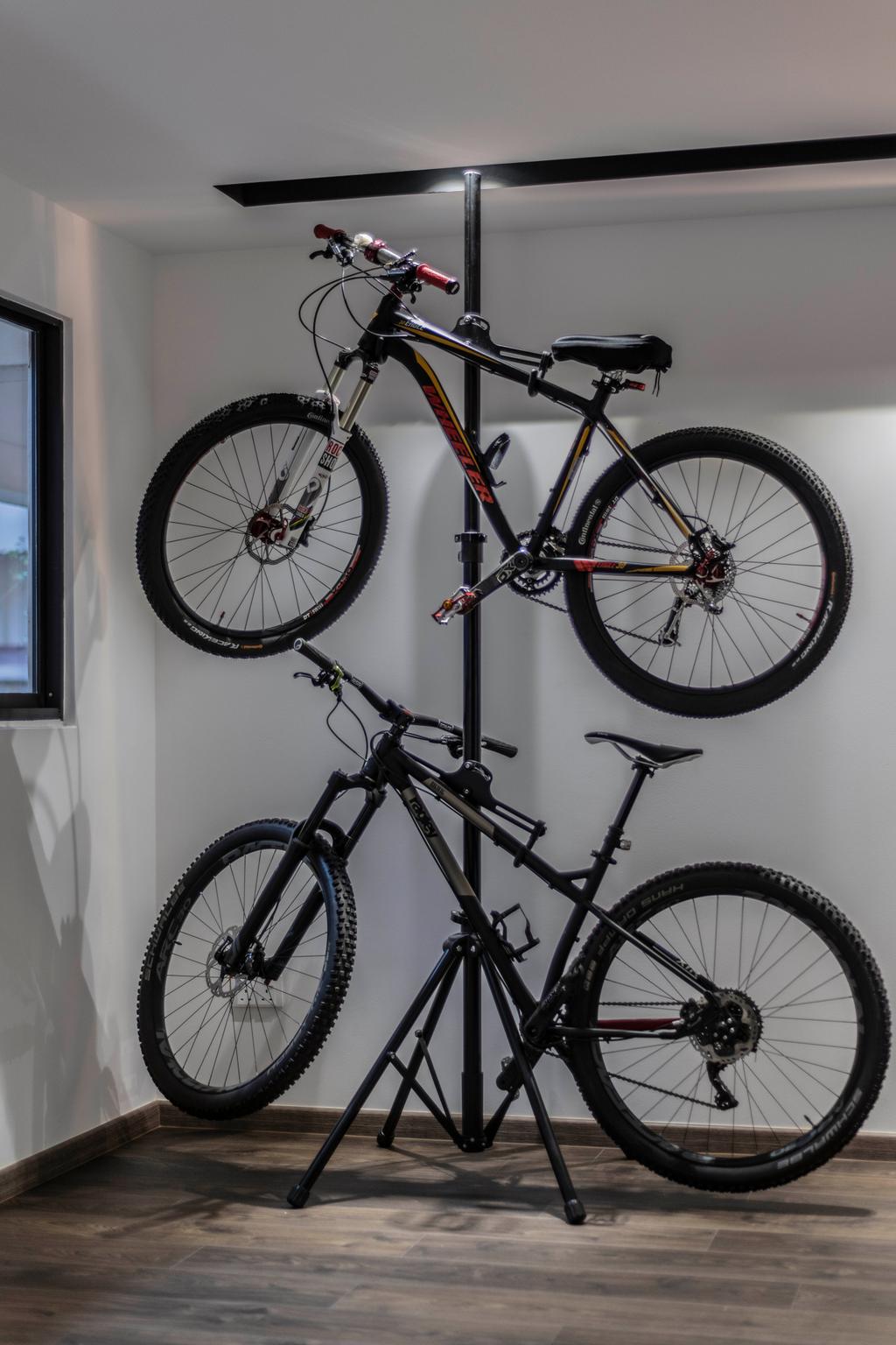 Contemporary, HDB, Hougang, Interior Designer, Fifth Avenue Interior, Modern, Bicycle Rack, Bicycle Stand