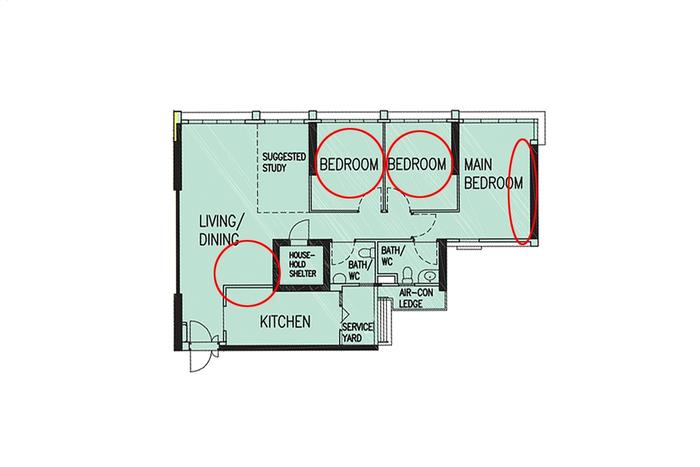 5-room HDB layout examples