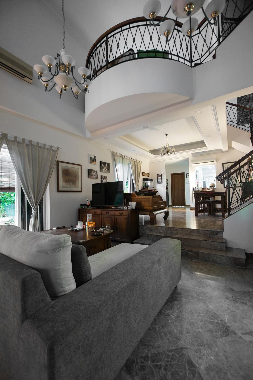 Contemporary, Landed, Living Room, Kew Avenue, Interior Designer, Flo Design
