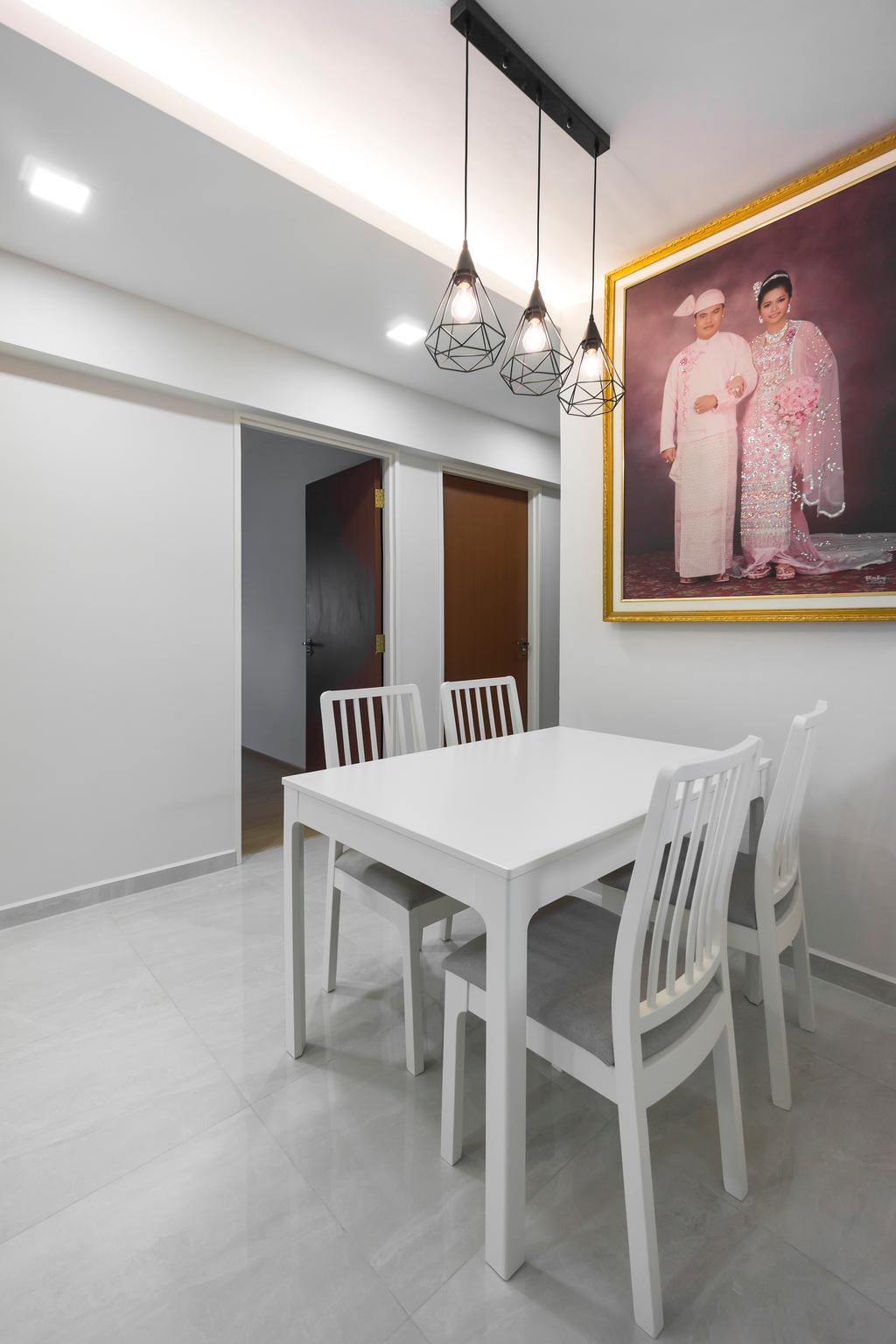 Contemporary, HDB, Dining Room, Buangkok Crescent, Interior Designer, Flo Design