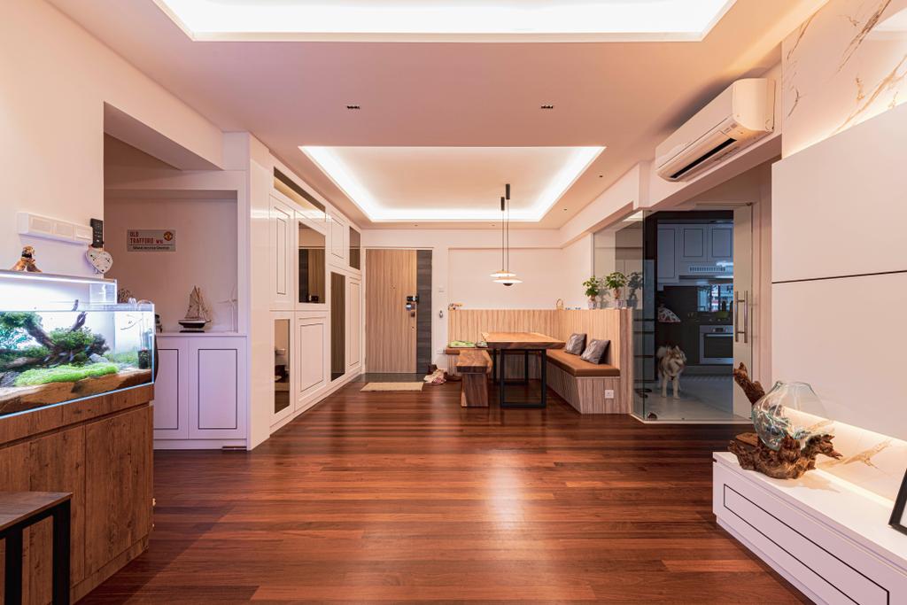 Modern, HDB, Living Room, Kim Tian Road, Interior Designer, New Chapter Design.com
