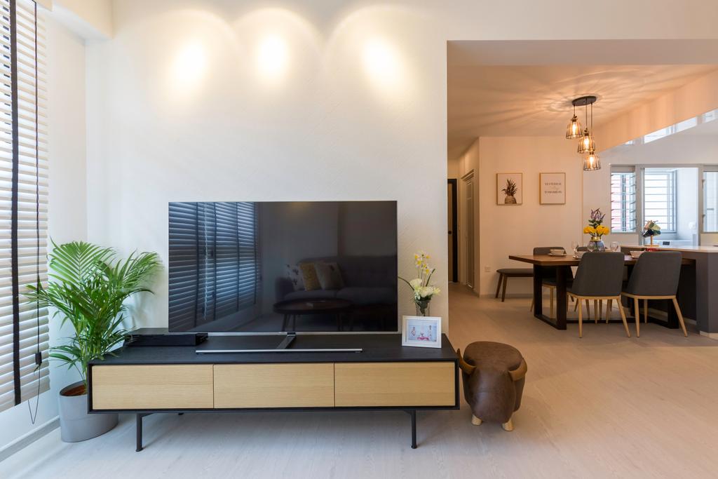 Contemporary, HDB, Living Room, Bukit Batok West Avenue 8, Interior Designer, Swiss Interior Design, Scandinavian