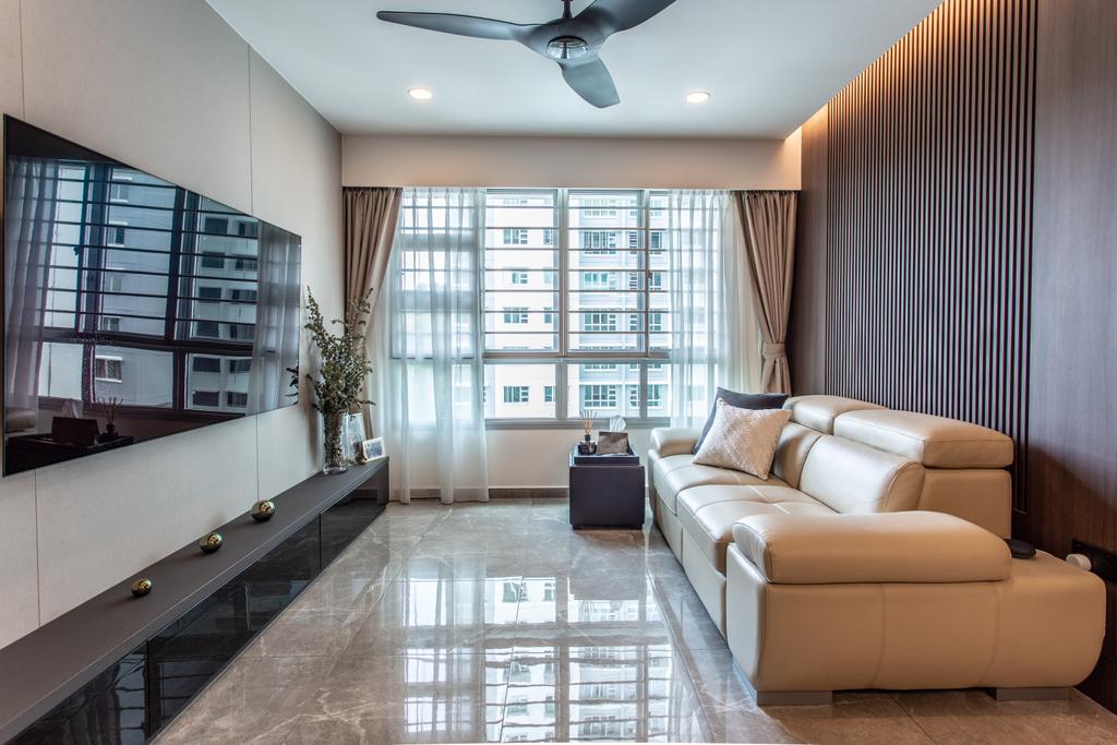 Contemporary, HDB, Living Room, Telok Blangah Street 31, Interior Designer, Ovon Design