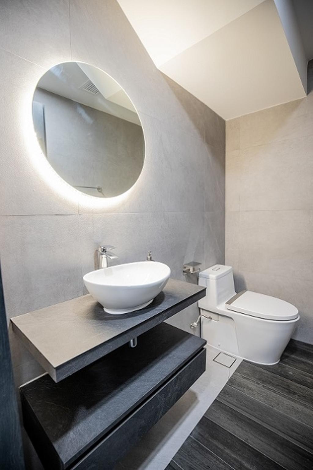 Contemporary, Landed, Bathroom, Cashew Crescent, Interior Designer, Baum Project Pte Ltd, Minimalist