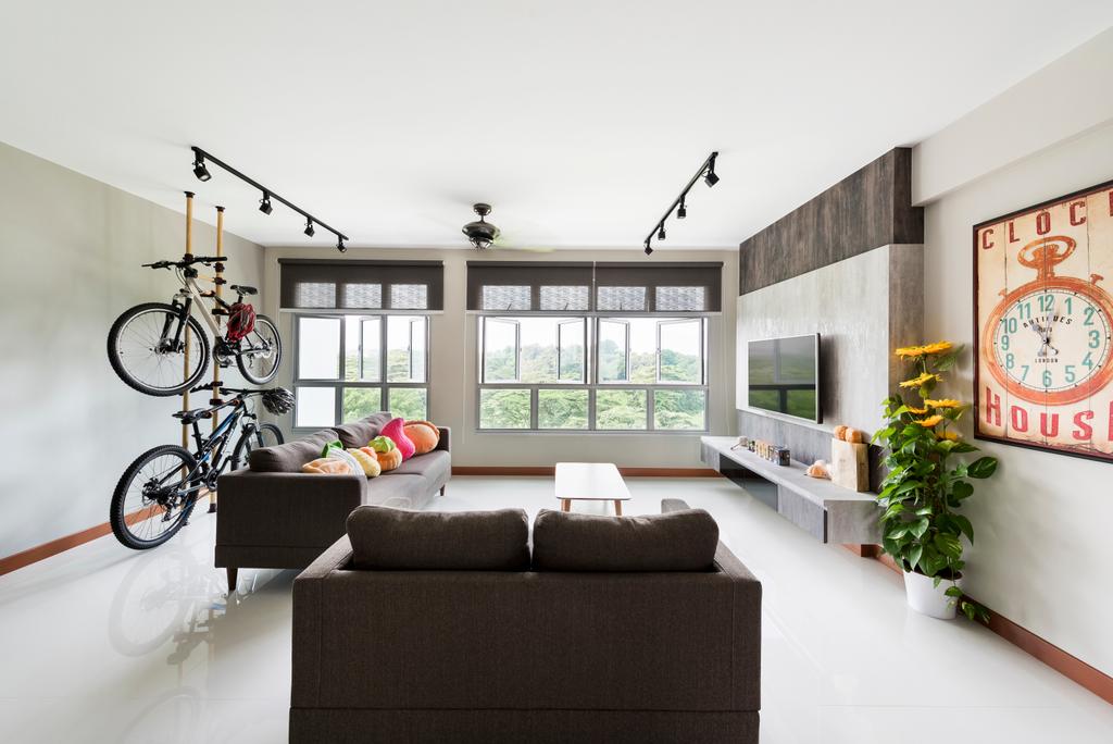 Modern, HDB, Living Room, Keat Hong, Interior Designer, Yujia Interior Design