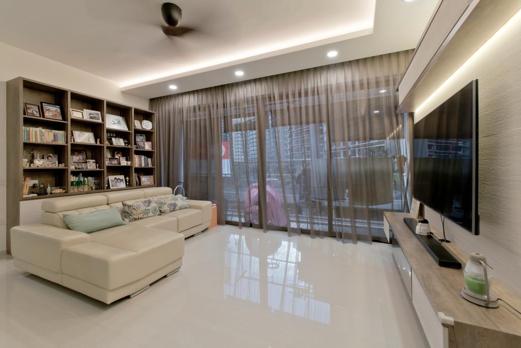Modern, HDB, Living Room, Pasir Ris Grove, Interior Designer, Pavilon BC