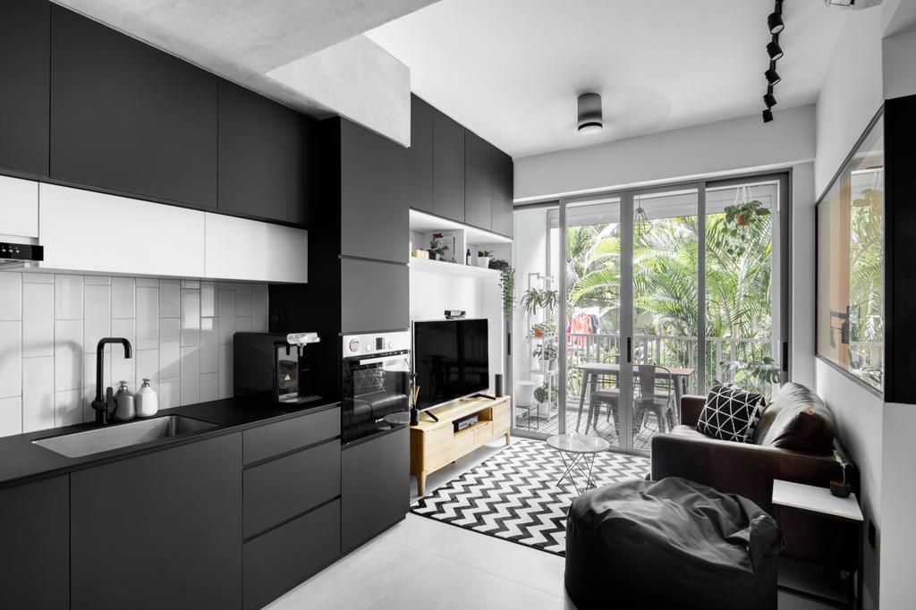 Contemporary, Condo, Living Room, The Glades, Interior Designer, The Local INN.terior 新家室
