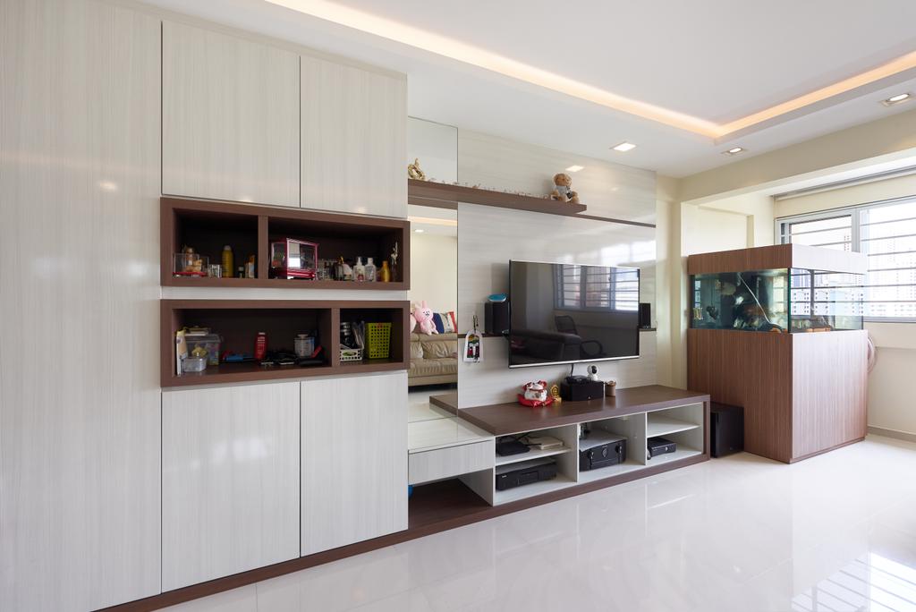 Transitional, HDB, Living Room, Toa Payoh Lorong 1, Interior Designer, Buildwerkz Builders