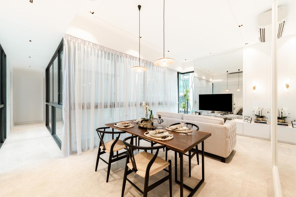 Contemporary, Condo, Living Room, Highline Residences, Interior Designer, 19 Eighty Three