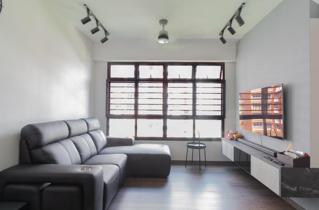 HDB, Living Room, Buangkok Crescent, Interior Designer, Yang's Inspiration Design