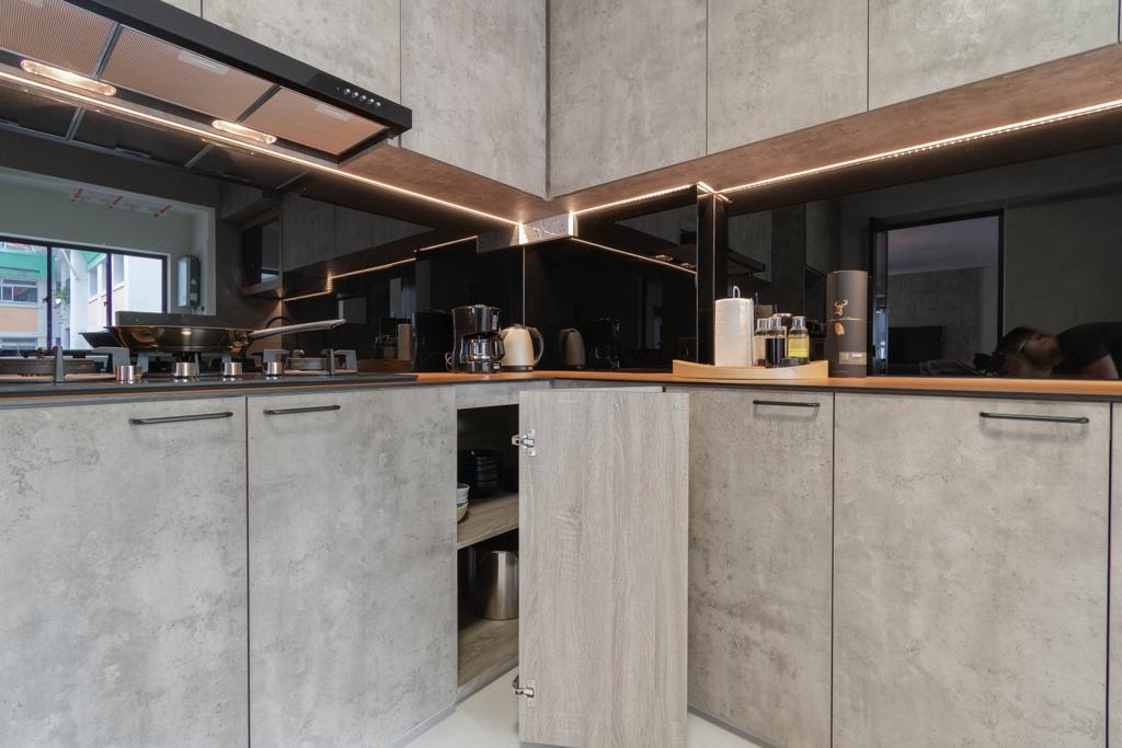 Contemporary, HDB, Kitchen, Choa Chu Kang Street 53, Interior Designer, Yang's Inspiration Design