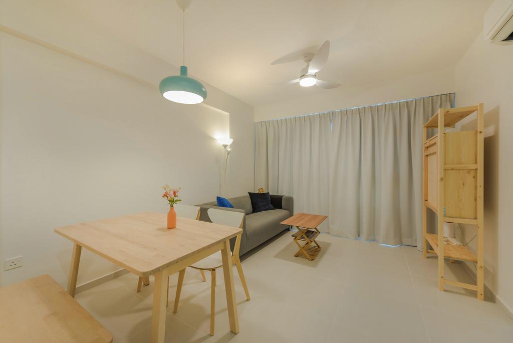 Scandinavian, HDB, Living Room, Circuit Road, Interior Designer, Tan Studio
