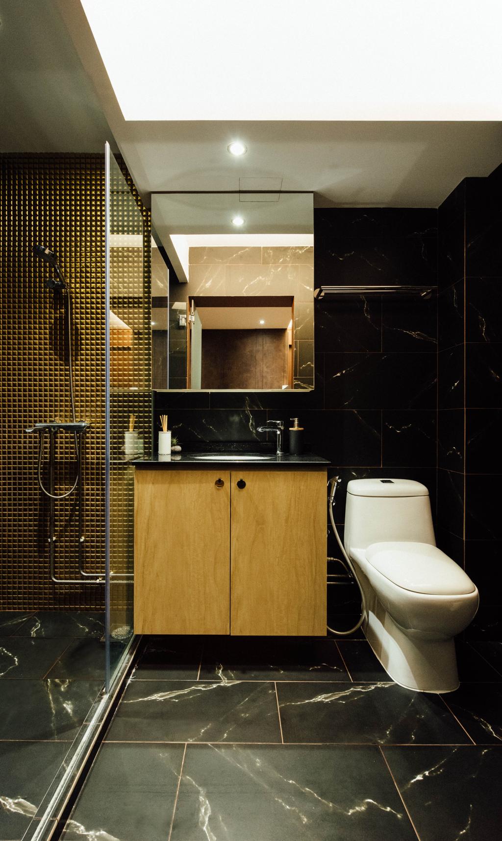 Contemporary, HDB, Bathroom, Tampines Street 33, Interior Designer, Fatema Design Studio