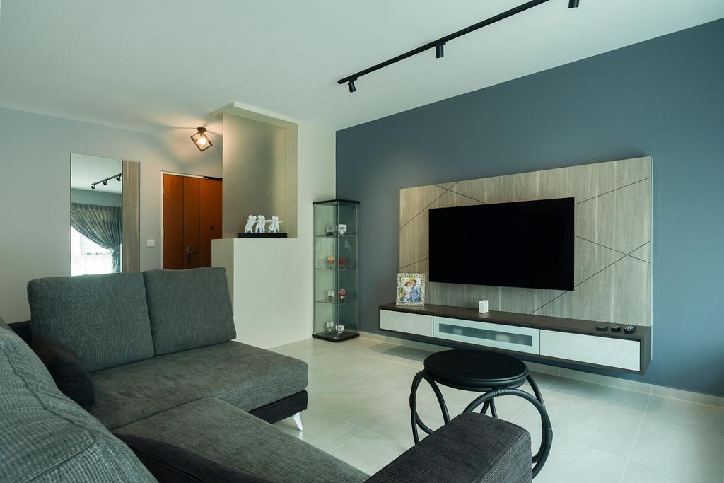 Modern, HDB, Living Room, Bukit Batok (Block 439C), Interior Designer, Great Oasis Interior Design