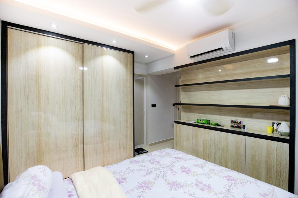 Contemporary, HDB, Bedroom, Tampines Street 45, Interior Designer, Laurus Design