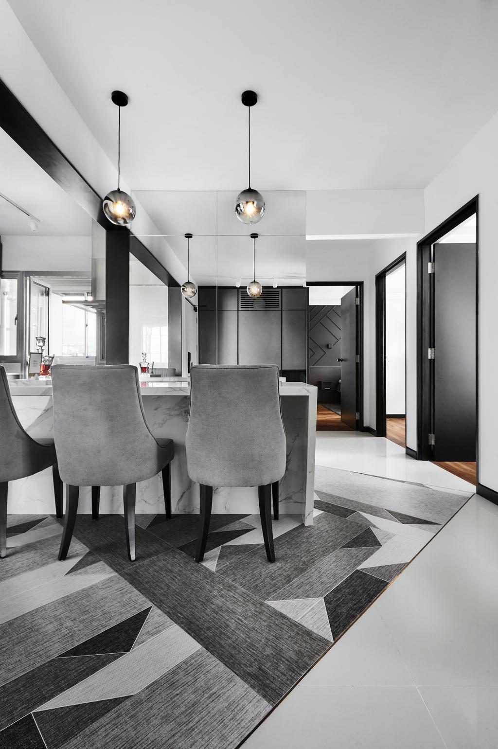 Contemporary, HDB, Dining Room, St. George's Lane, Interior Designer, Third Avenue Studio