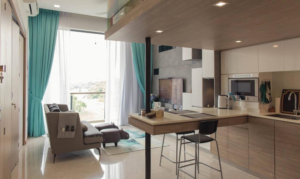 Modern, Condo, Living Room, The Tennery, Interior Designer, Regiis Design