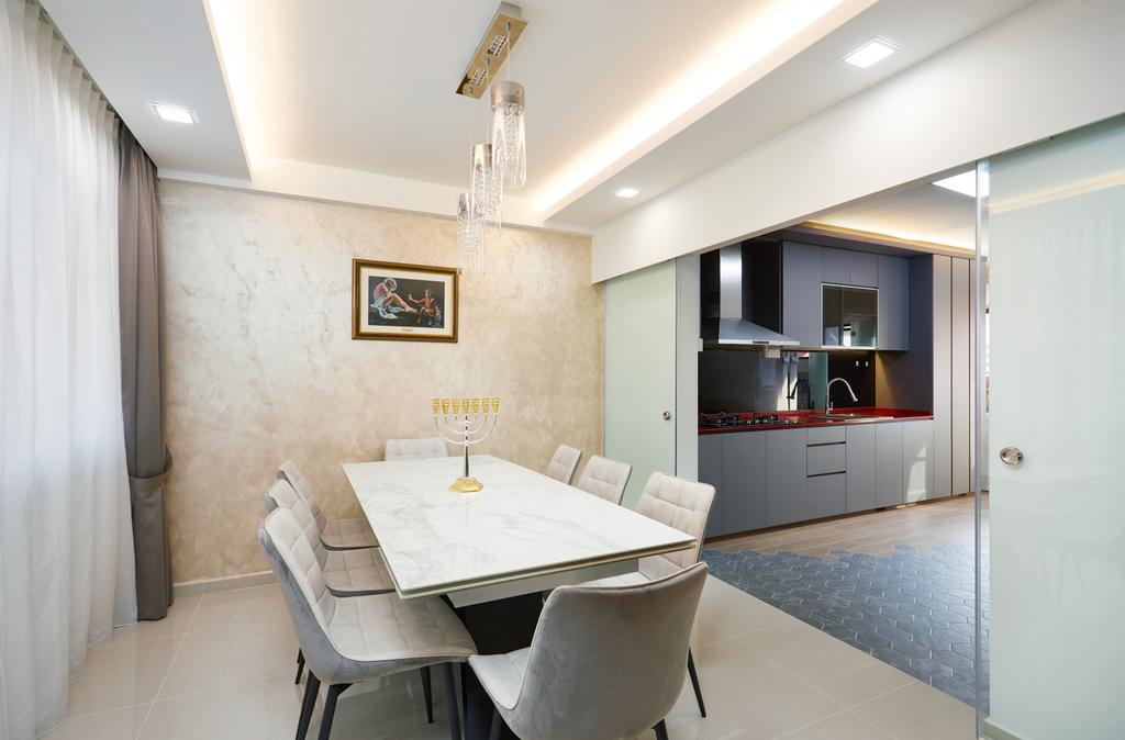 Contemporary, HDB, Dining Room, Pasir Ris Drive, Interior Designer, Design 4 Space