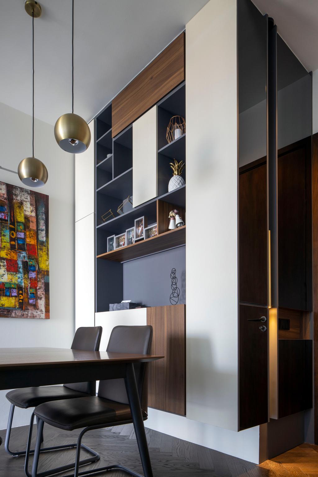 Contemporary, Condo, Dining Room, Spottiswoode Residence, Interior Designer, Fuse Concept