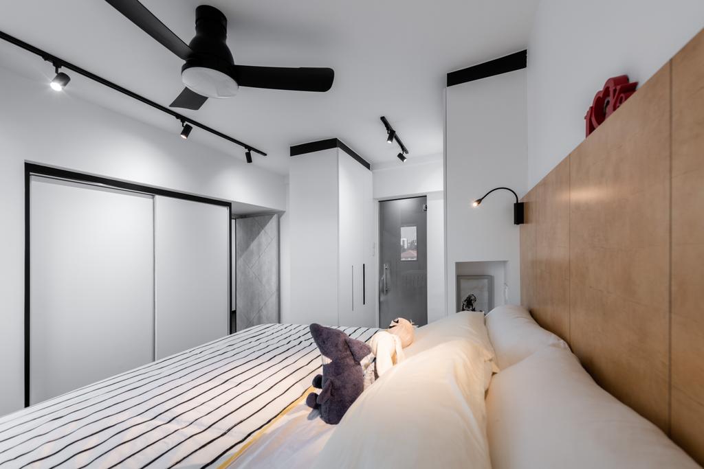 Minimalist, HDB, Bedroom, Dover Crescent, Interior Designer, The Orange Cube, Contemporary
