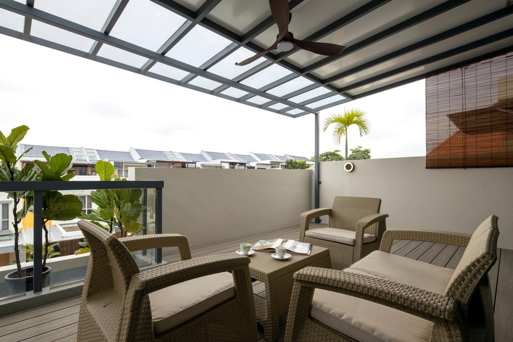 Contemporary, Landed, Balcony, Chuan View Terrace, Interior Designer, Briey Interior, Transitional