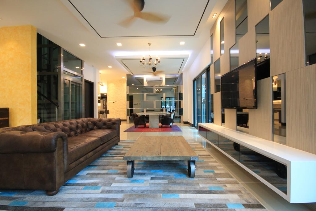 Modern, Landed, Living Room, Bukit Tunku, Kuala Lumpur, Interior Designer, Alecc Interior Design