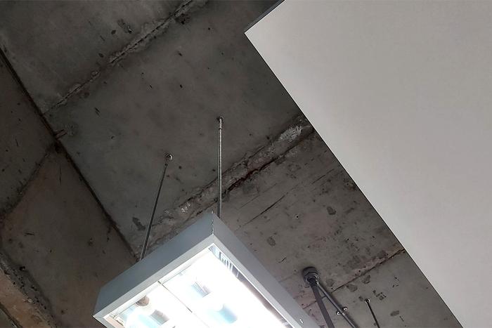 Spalling Concrete Ceiling