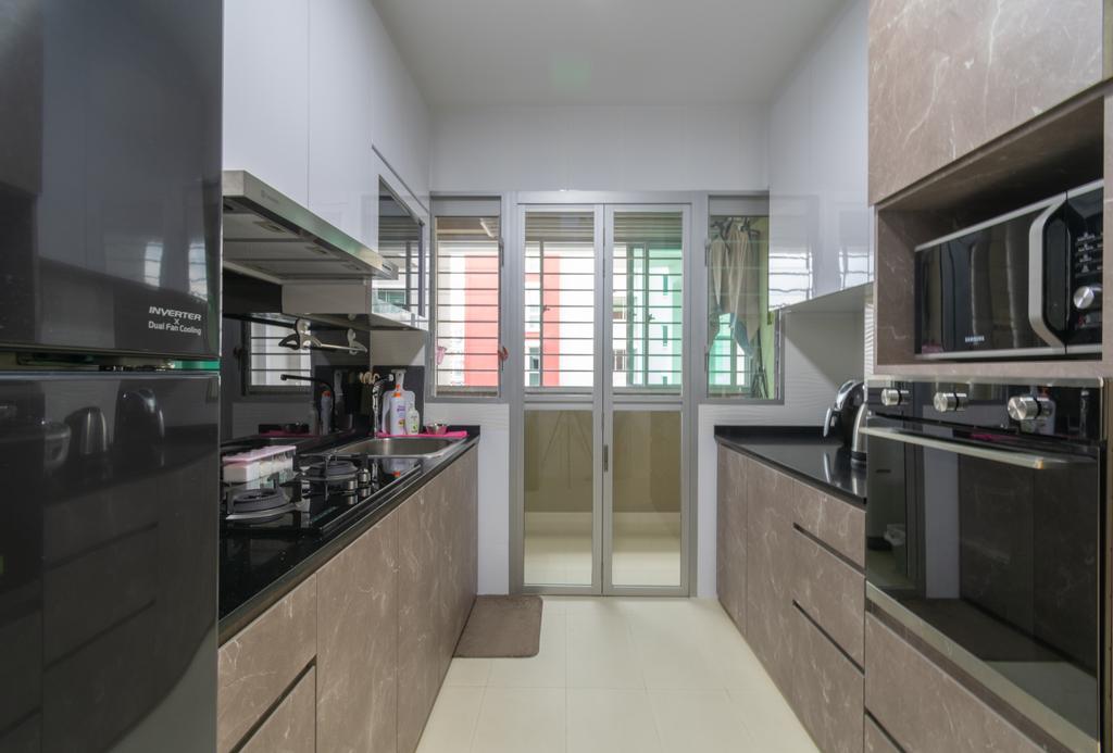 Contemporary, HDB, Kitchen, Bukit Batok West Ave 6, Interior Designer, Yang's Inspiration Design