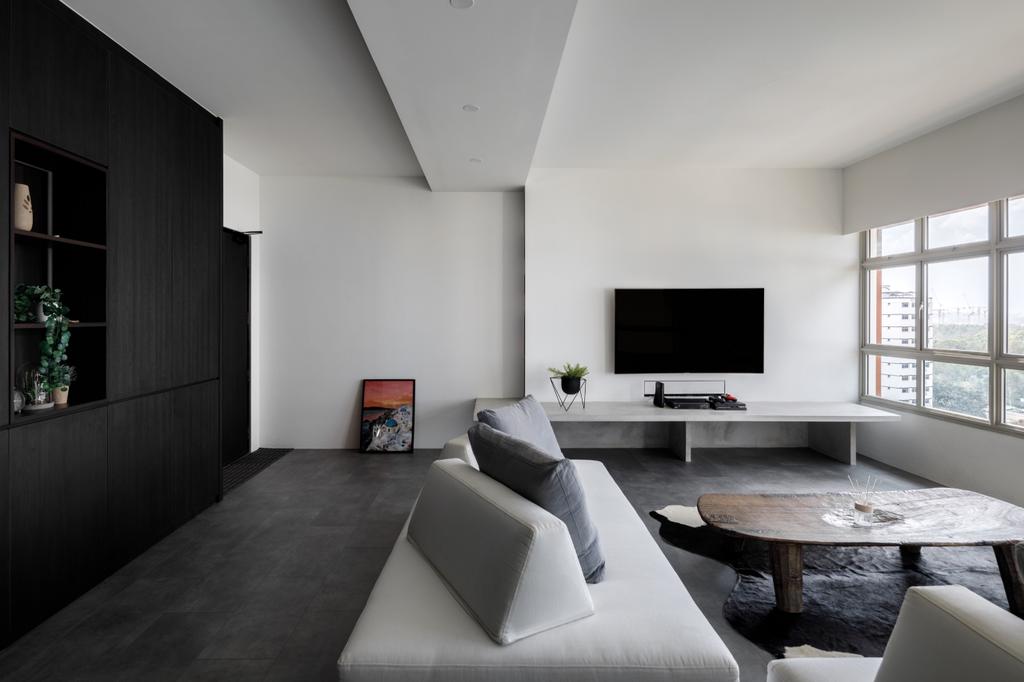 Contemporary, HDB, Living Room, Tampines (Block 494), Interior Designer, The Local INN.terior 新家室