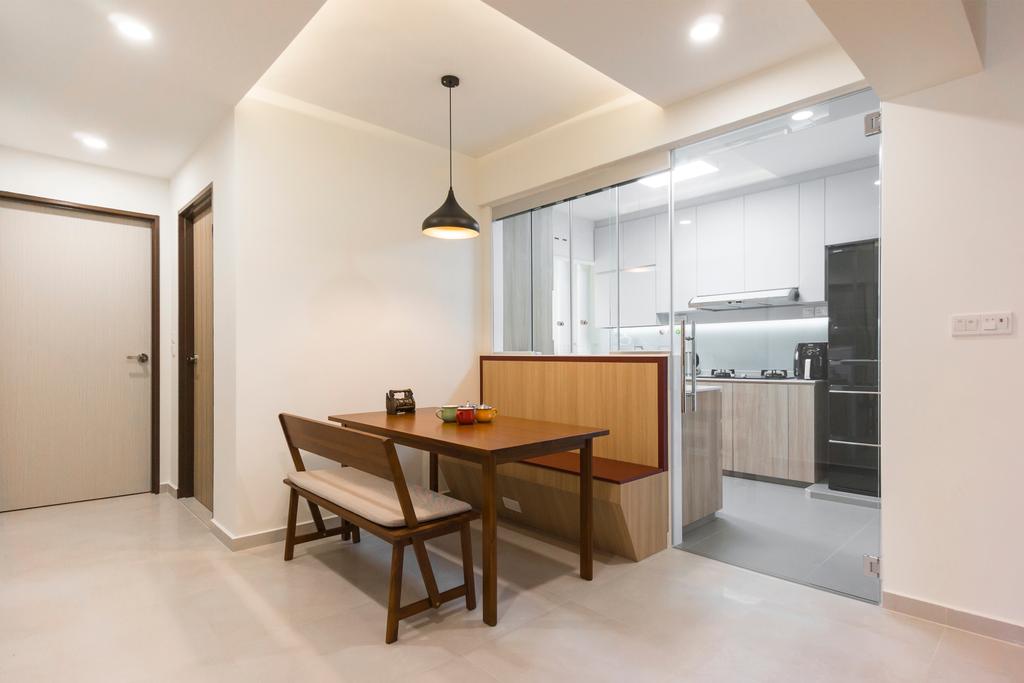 Modern, HDB, Dining Room, Toa Payoh East, Interior Designer, Flo Design