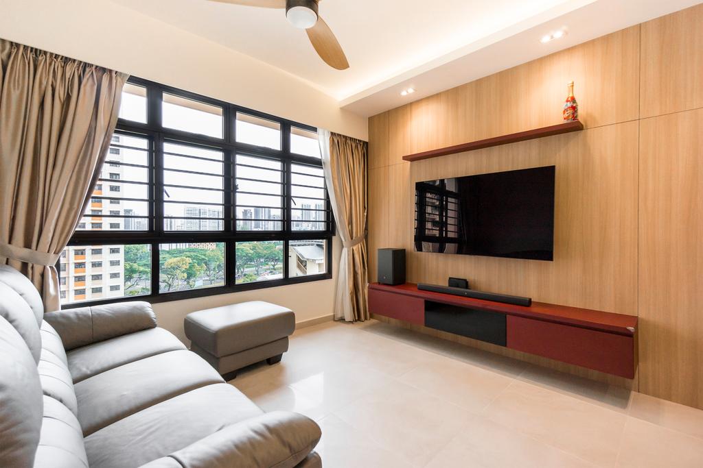 Modern, HDB, Living Room, Toa Payoh East, Interior Designer, Flo Design