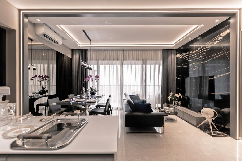 Modern, Condo, Living Room, The Clement Canopy, Interior Designer, Mr Shopper Studio