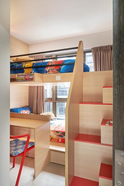 INZ Residences, Ovon Design, Modern, Bedroom, Condo, Kids Furniture, Kids Room, Double Deck Bed