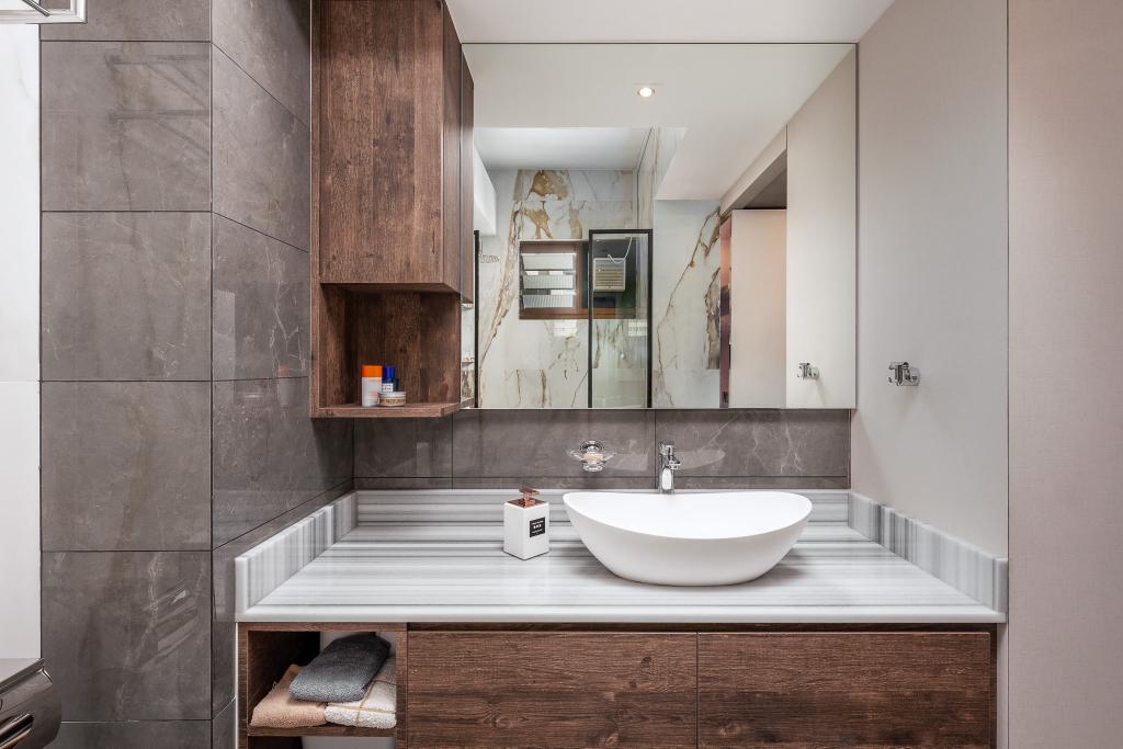 Contemporary, HDB, Bathroom, Serangoon North, Interior Designer, Ovon Design, Modern