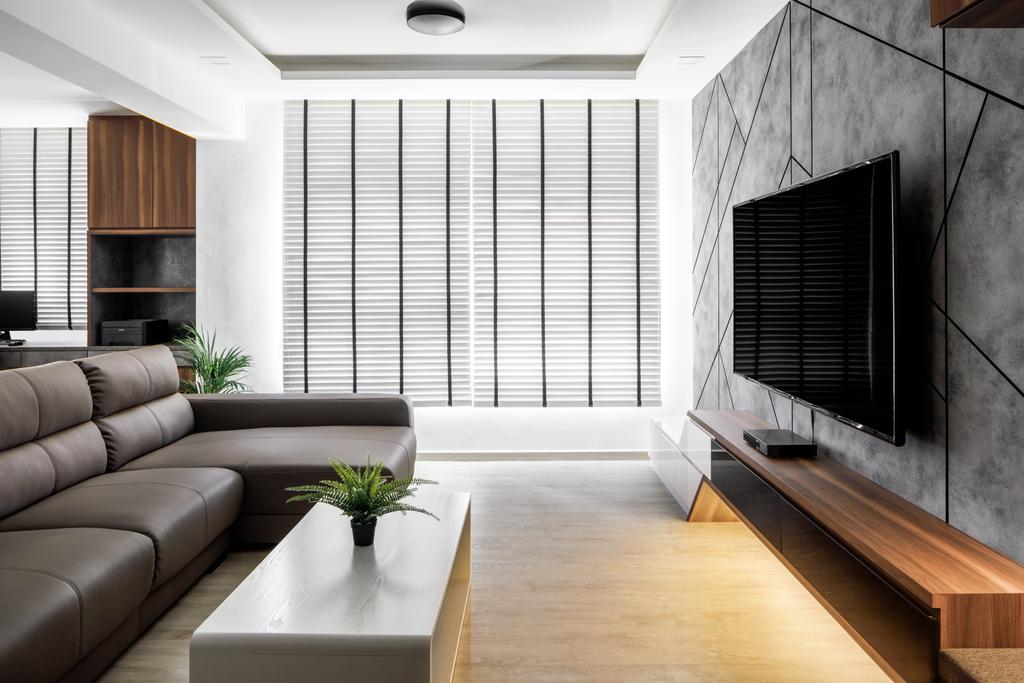 Contemporary, HDB, Living Room, Canberra Crescent, Interior Designer, Apex Studios