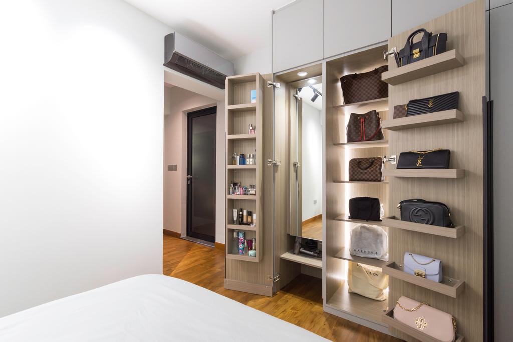 Contemporary, HDB, Bedroom, Sengkang East Avenue, Interior Designer, Charlotte's Carpentry