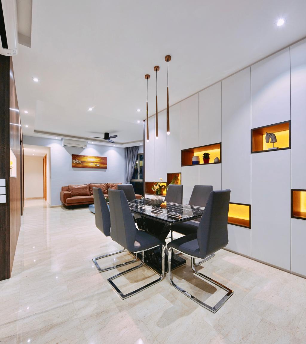 Contemporary, Condo, Dining Room, Amaryllis Ville, Interior Designer, MET Interior