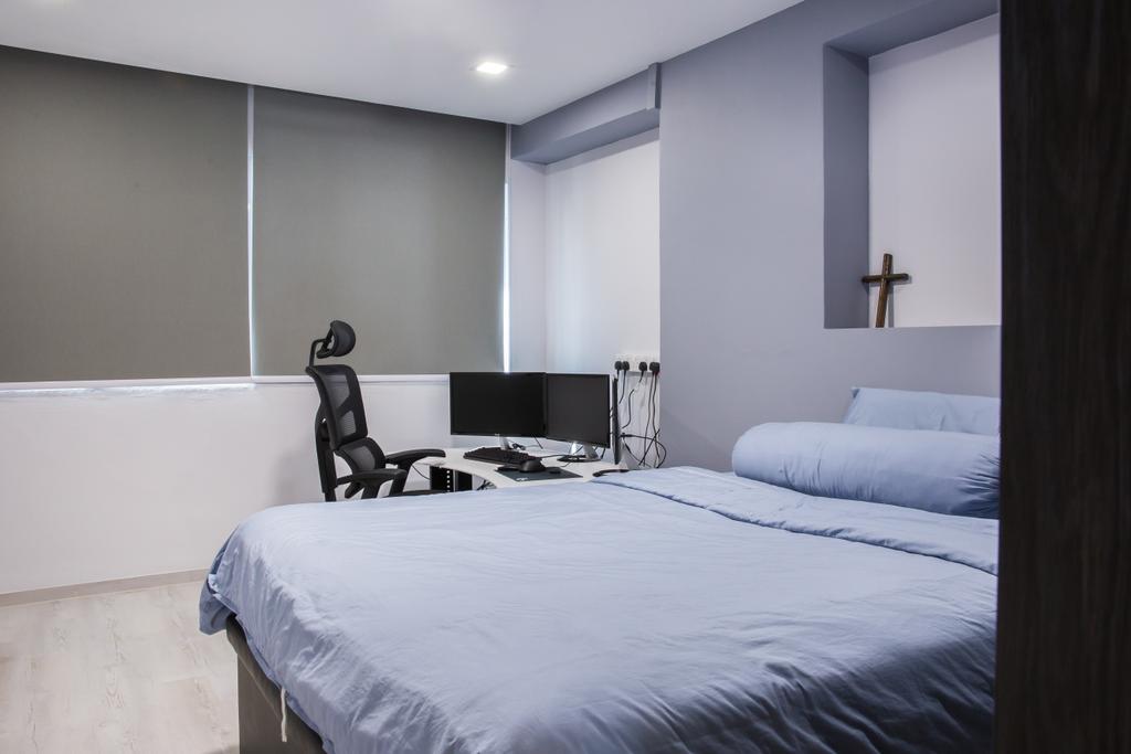 Contemporary, HDB, Bedroom, Serangoon Central, Interior Designer, Zenith Arc, Modern