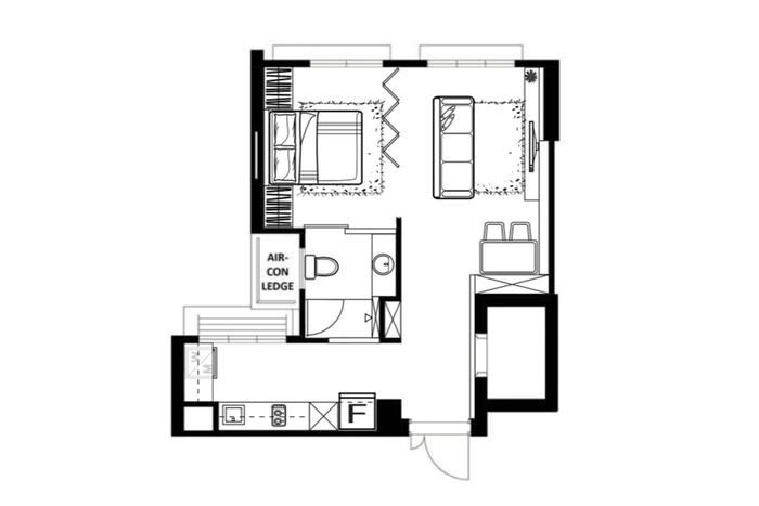 Punggol Northshore HDB Flat design layout floor plan